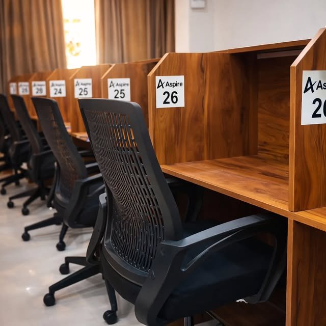Aspire Study Space - Cabin Row